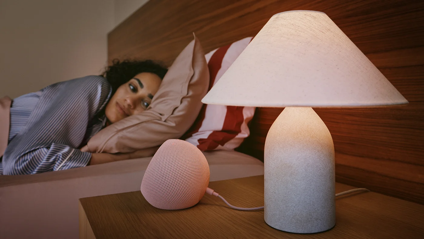 Echo Time beside a bed