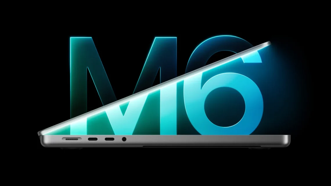 M6 MacBook Pro launch artwork.