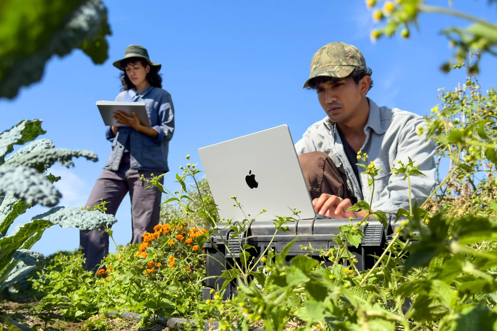 MacBook Pro in Apple’s fieldwork photograph.