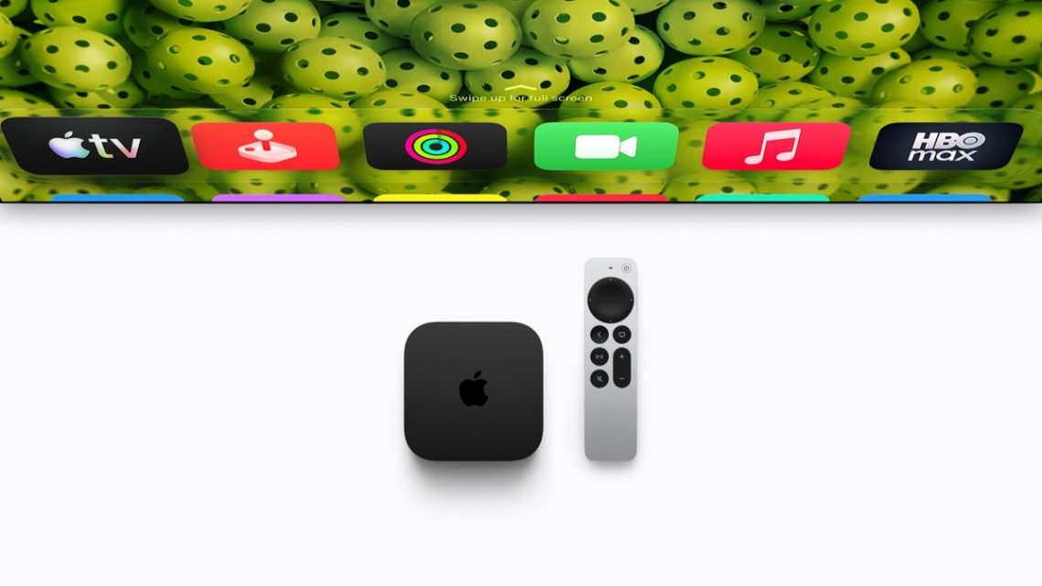 The 2026 Apple TV 4K box and Siri Remote.