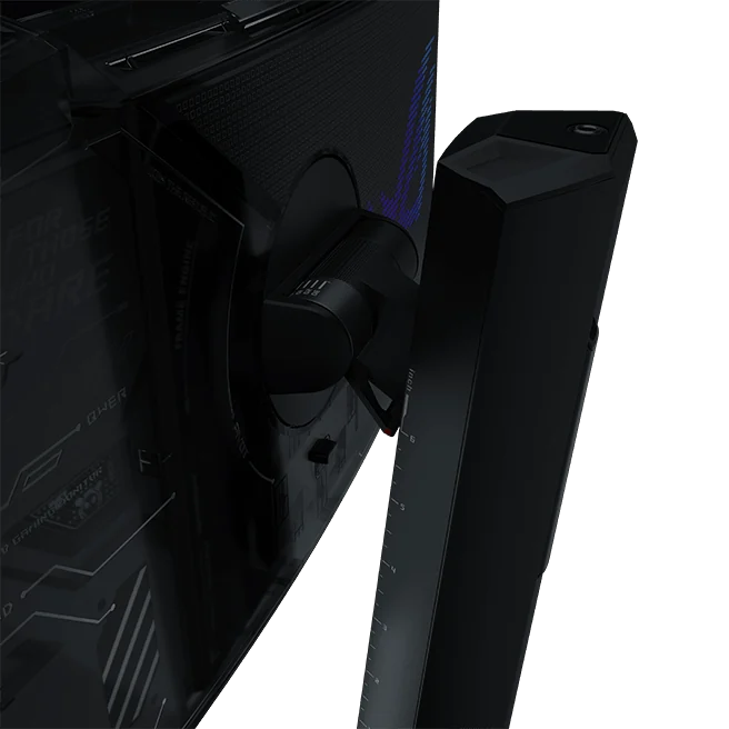 Monitor stand measurement markings