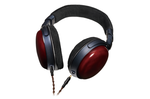 Audio-Technica ATH-AWX7000 wooden closed-back headphones in the official product photograph