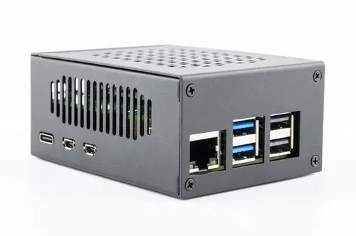 Front and side ports on the enclosed development kit