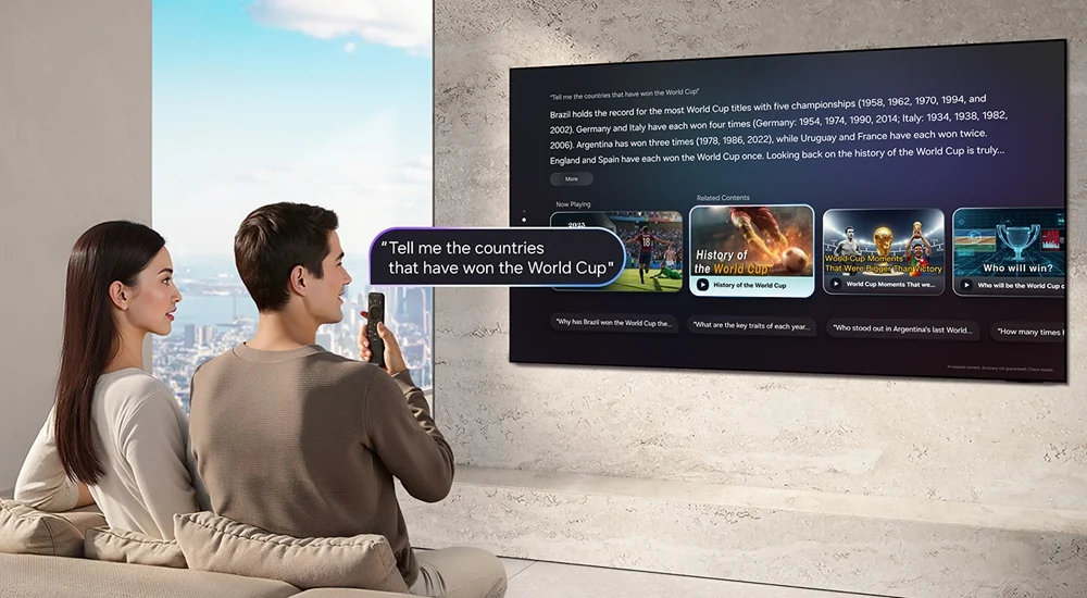 Samsung Vision AI Companion illustration from 2025
