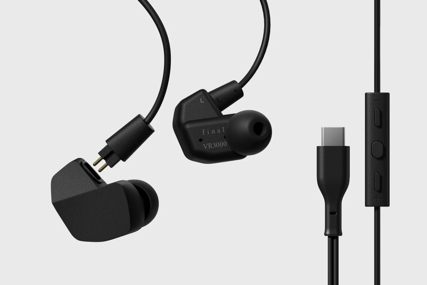 VR3000 USB-C detachable earpieces