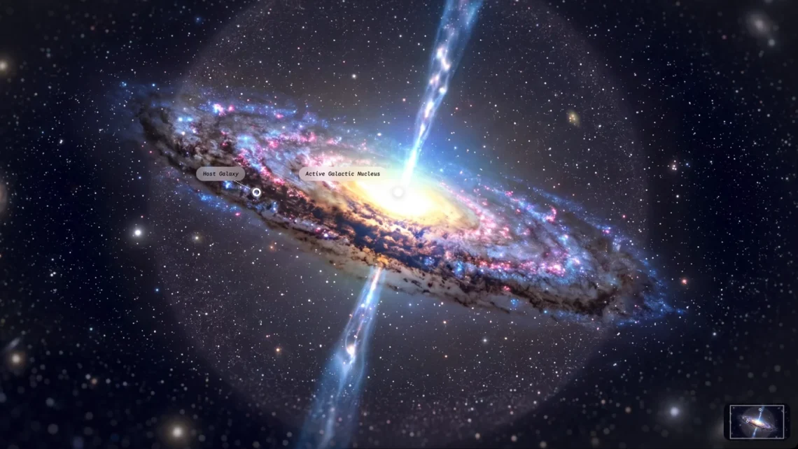 Quasar exploration visualisation