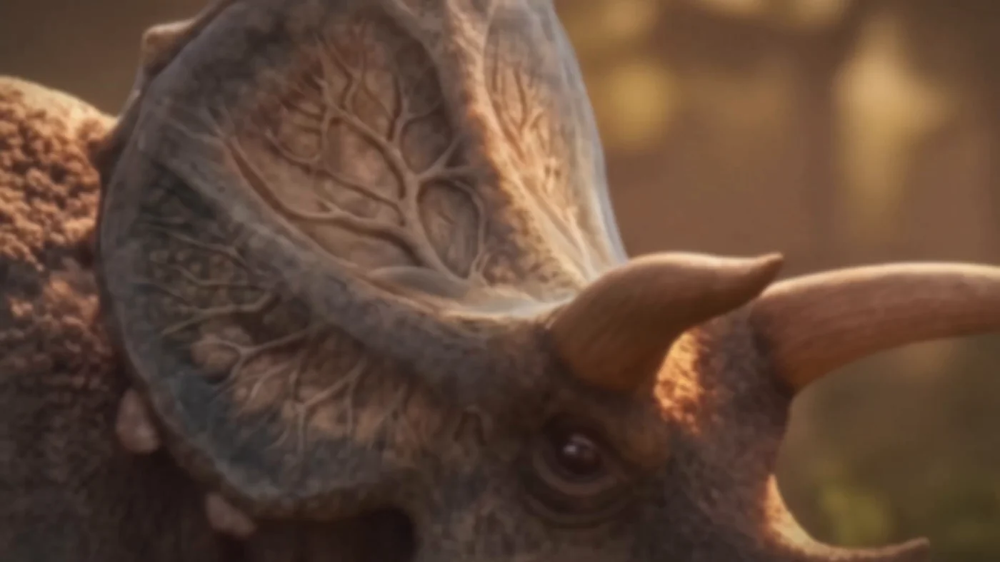Dinosaur in Google learning demo
