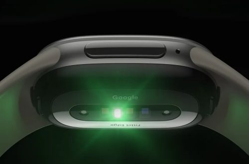 Google Fitbit Edge fitness tracker in an official product photograph