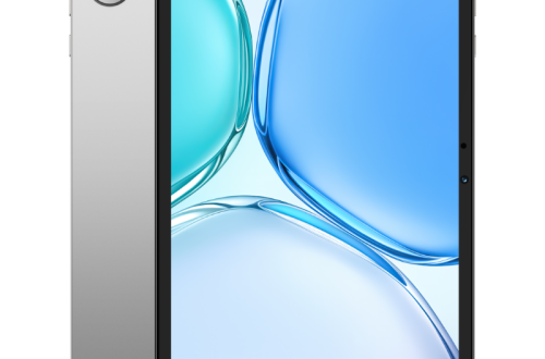 Front and back of the grey Honor Tablet X10 Mini