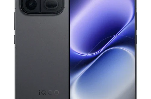 Black iQOO Neo12, front and rear