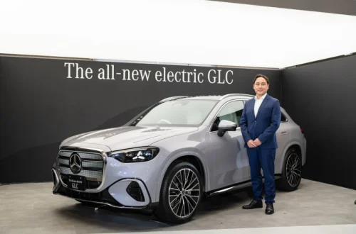 Electric GLC at its Japanese launch