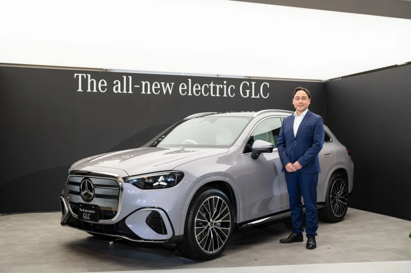 Electric GLC at its Japanese launch
