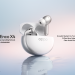 White OPPO Enco X4 earbuds and charging case in the official launch image