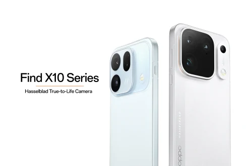 OPPO Find X10 and Find X10 Pro Max in the manufacturer’s global-launch image
