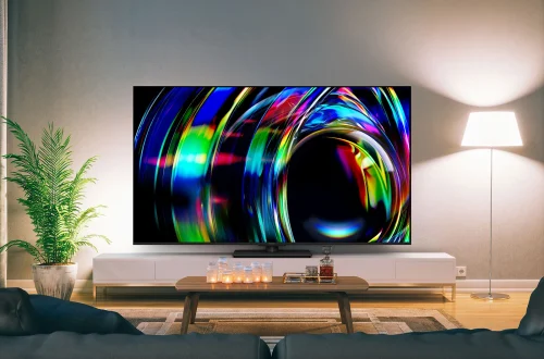 Panasonic TV-65W97C living-room illustration
