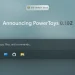 Microsoft PowerToys 0.102 launch graphic with its Command Palette.