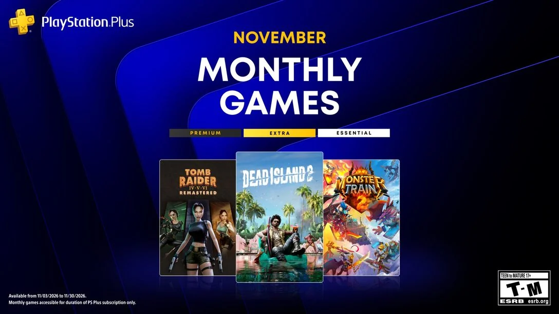 November PlayStation Plus Monthly Games lineup