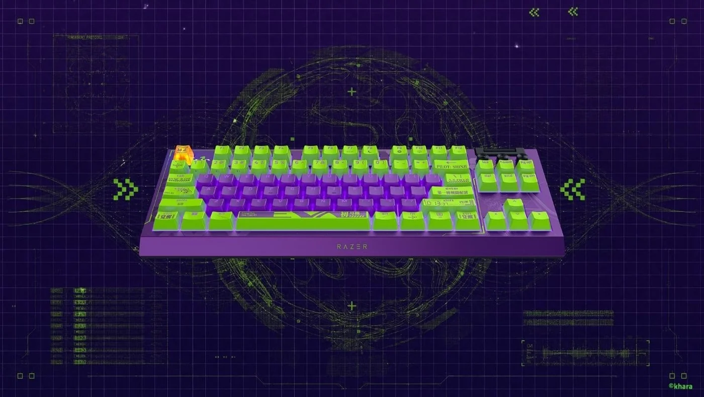 BlackWidow EVA-01 wireless keyboard
