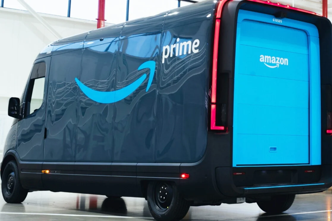 Archive Amazon Rivian delivery van