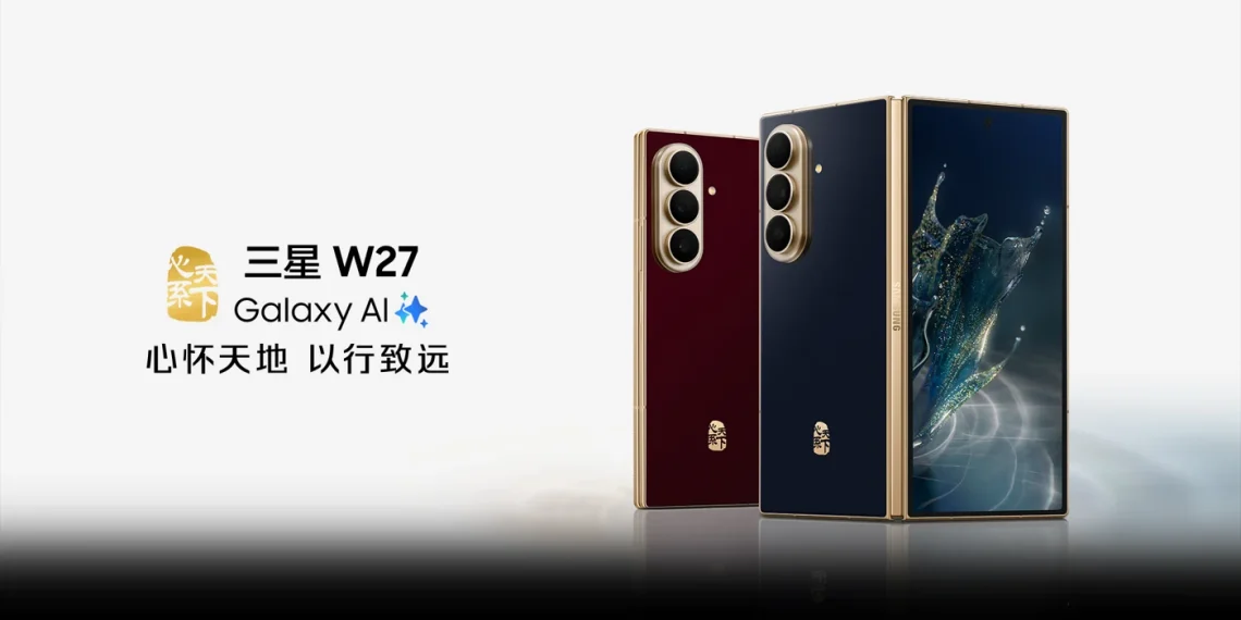 Samsung W27 launch artwork
