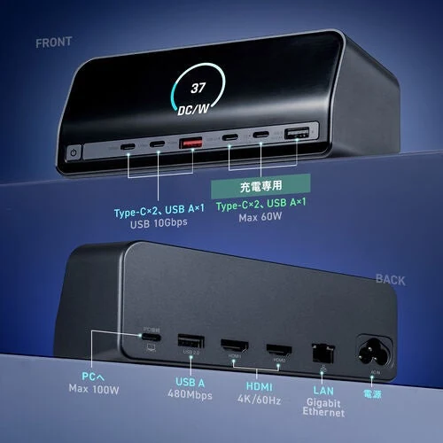 Sanwa dock connections.