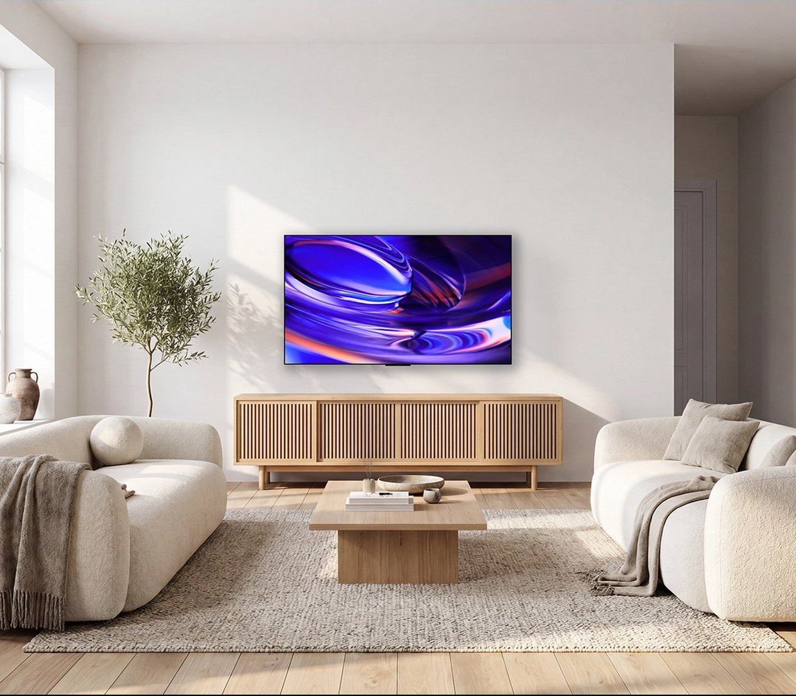Sony BRAVIA 6 television in a living room.