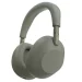 Olive-gray Sony WH-1000XM6 headphones