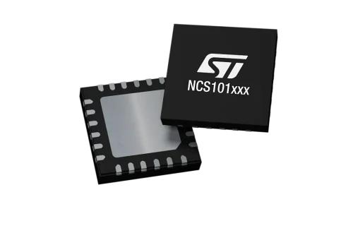 ST sensor package with NCS101xxx family marking.