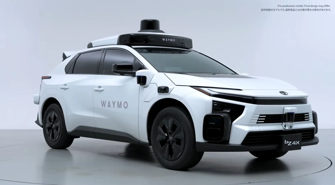 Pre-production bZ4X front view