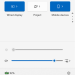 Windows 11 preview Quick Settings panel with a Mobile devices tile.